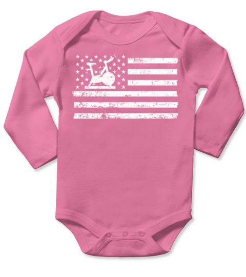 American Flag Long Sleeve Baby One-Piece