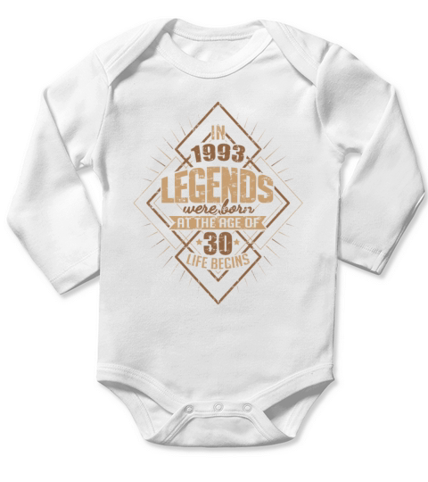 In 1993 legends were born Long Sleeve Baby One-Piece