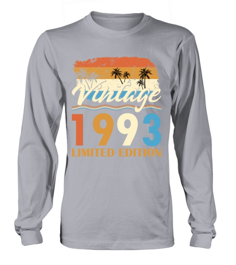 30th birthday vintage 1993 limited edition Long sleeved Unisex