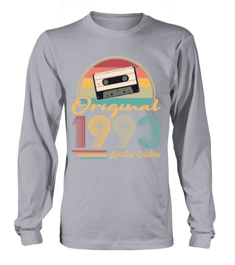 30th birthday vintage 1993 original 1993 Long sleeved Unisex