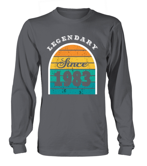 40th birthday vintage 1983 legendary since 1983 Long sleeved Unisex