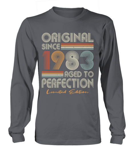 40th birthday vintage 1983 original since 1983 Long sleeved Unisex