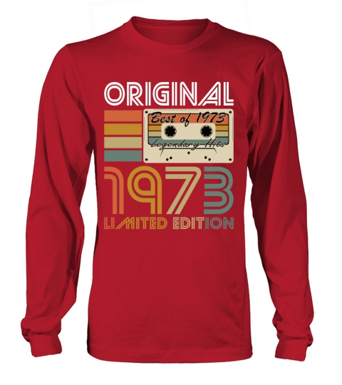 50th birthday vintage 1973 original 1973 Long sleeved Unisex