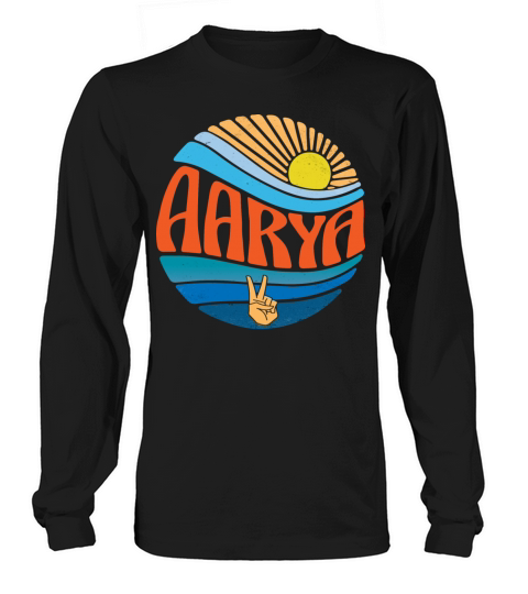 Aarya Shirt Vintage Sunset Aarya Groovy Tie Dye Long sleeved Unisex