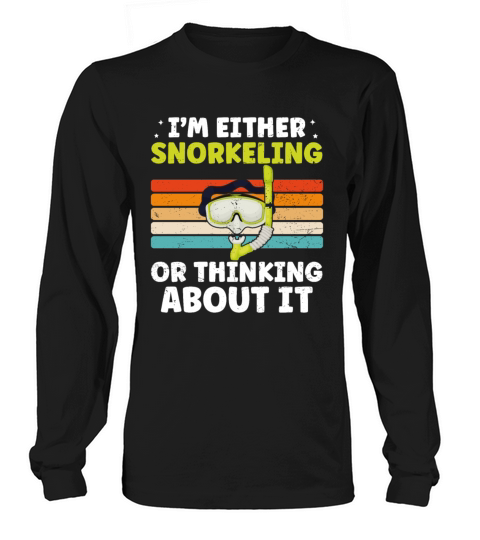 Funny Snorkeling Dive Design For Snorkeler Cool Long sleeved Unisex