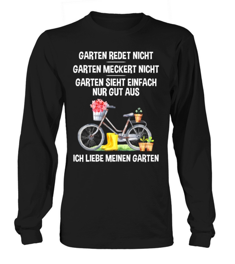 Garden Funny Quote Hobby Gardener Gift Idea Long sleeved Unisex