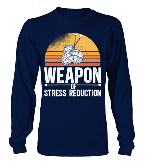 Knitting Knitter Retro Vintage Long sleeved Unisex