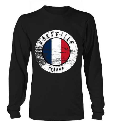 Marseille France Vintage Long sleeved Unisex