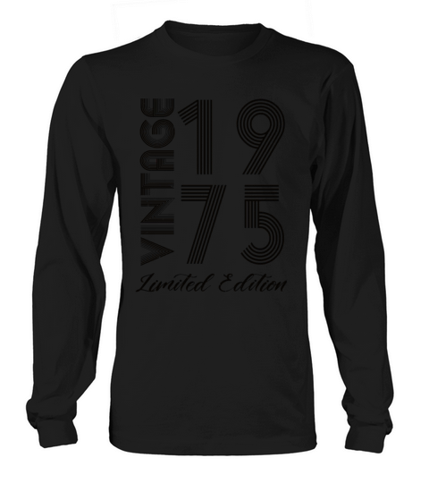 Vintage 1975 Vintage Birthday Retro Vintage Long sleeved Unisex