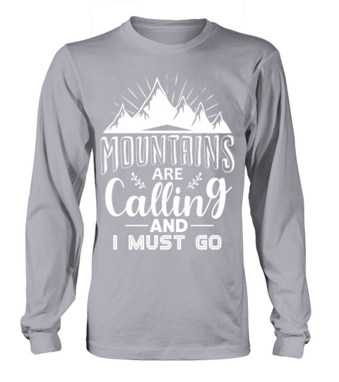 Vintage Mountains Climber Hiker Long sleeved Unisex