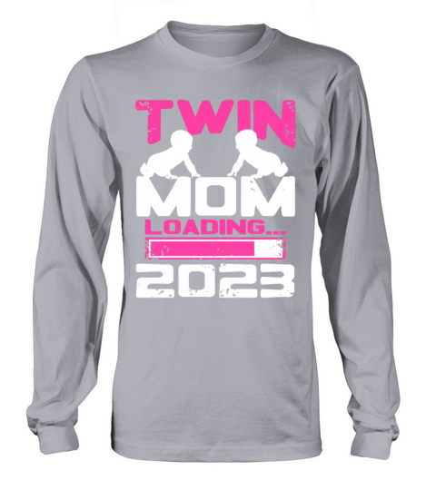 Womens Twin Mama Twin Mom to Be Pregnancy Long sleeved Unisex