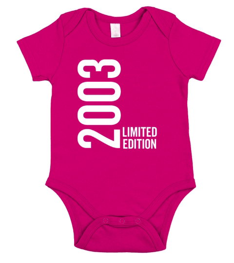 2003 Limited Edition Short Sleeve Baby One-Piece
