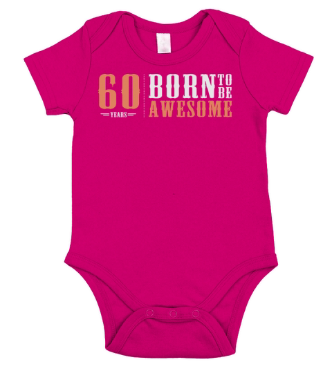 60 years 60th birthday Short Sleeve Baby One-Piece
