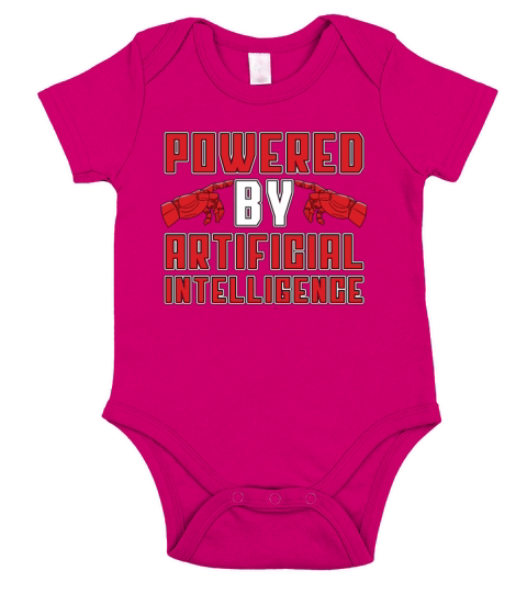 Artificial Intelligence Powered By Artificial Short Sleeve Baby One-Piece