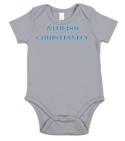 Atheism is Just a Branch of Christianity Short Sleeve Baby One-Piece