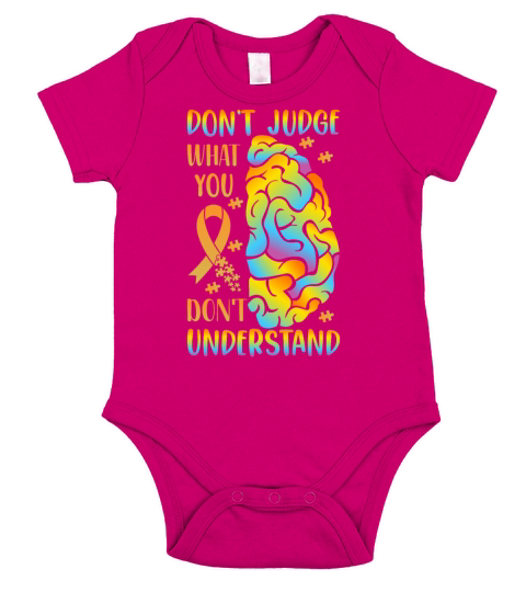 Autism Awareness Outfit Design For Autistic Kids A Short Sleeve Baby One-Piece