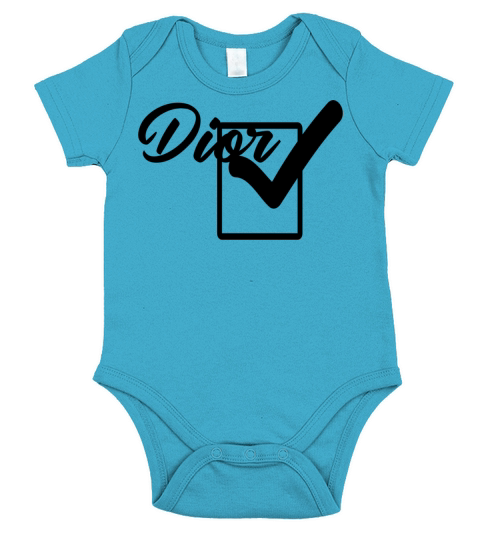 Dior Tshirt Short Sleeve Baby One-Piece