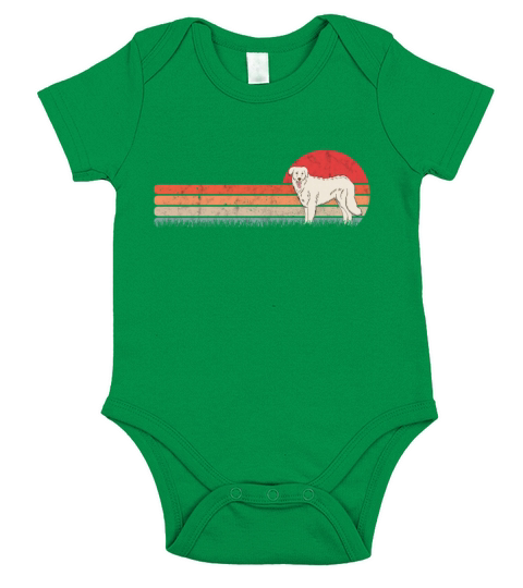 Kuvasz Retro Owner Vintage Short Sleeve Baby One-Piece