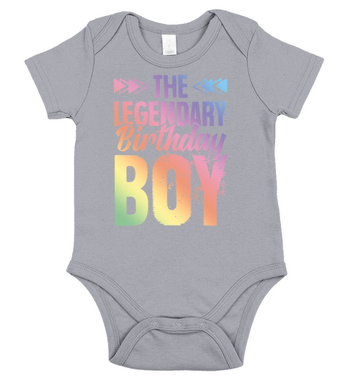 Legendary Birthday Boy Short Sleeve Baby One-Piece