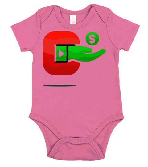make money youtuber video youtube gifts Short Sleeve Baby One-Piece