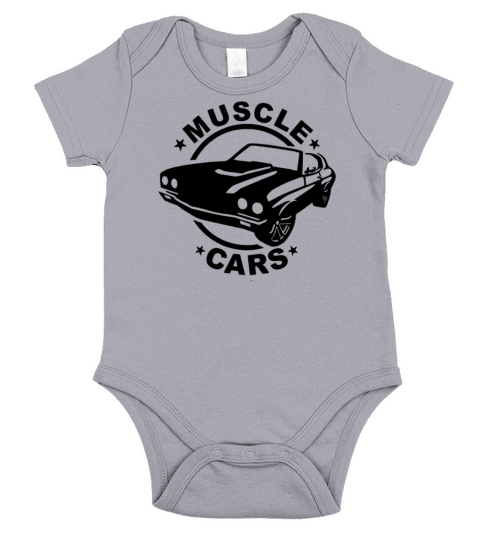 Muscle Car Short Sleeve Baby One-Piece