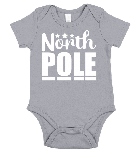North Pole Short Sleeve Baby One-Piece
