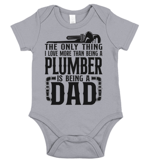 Plumbing Plumber Dad Vintage The Short Sleeve Baby One-Piece