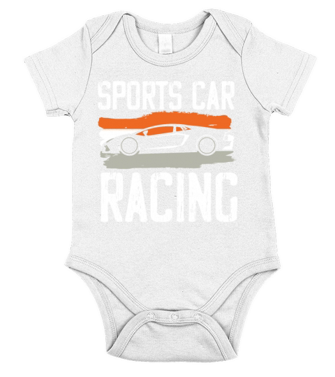 Sportscar Racing Automobile Car Vehicle Short Sleeve Baby One-Piece