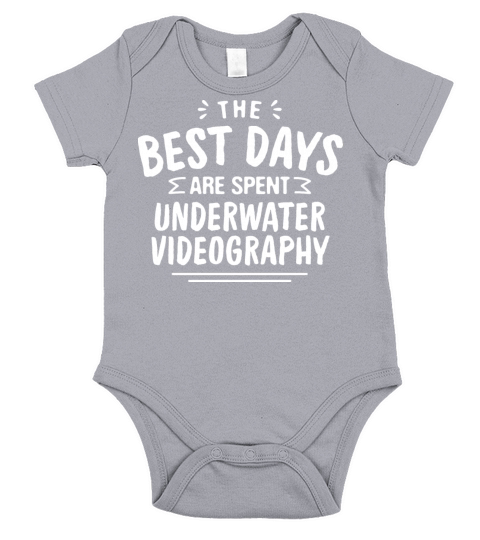 The Best Days Are Spent Underwater Videography Short Sleeve Baby One-Piece