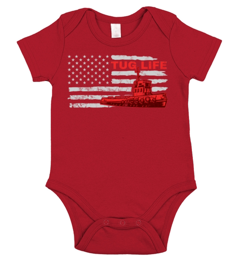 Tugboat Quote For A Tug Captain Tug Life Short Sleeve Baby One-Piece
