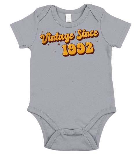 Vintage since 1992 31 Years Old - Groovy 31st Short Sleeve Baby One-Piece