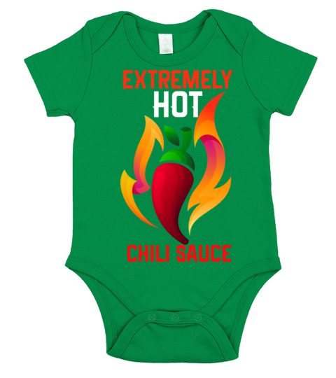 Vintage Spicy Chili Hot Sauce Costume Funny Hallow Short Sleeve Baby One-Piece