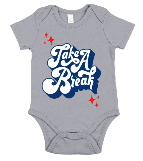 Vintage Take A Break Short Sleeve Baby One-Piece