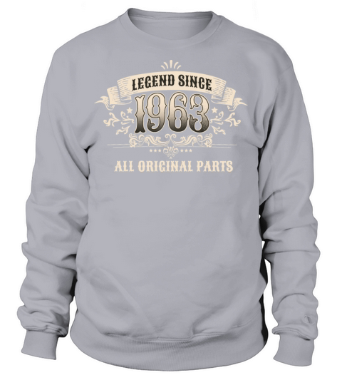 60 Years Old Legend Since 1963 60th Birthday Sweatshirt Unisex