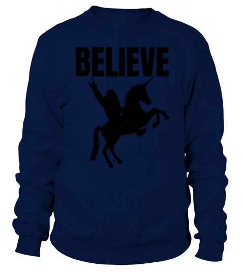 Bigfoot Riding A Unicorn Sweatshirt Unisex