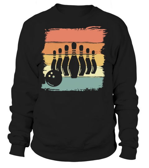 Bowling retro vintage Sweatshirt Unisex