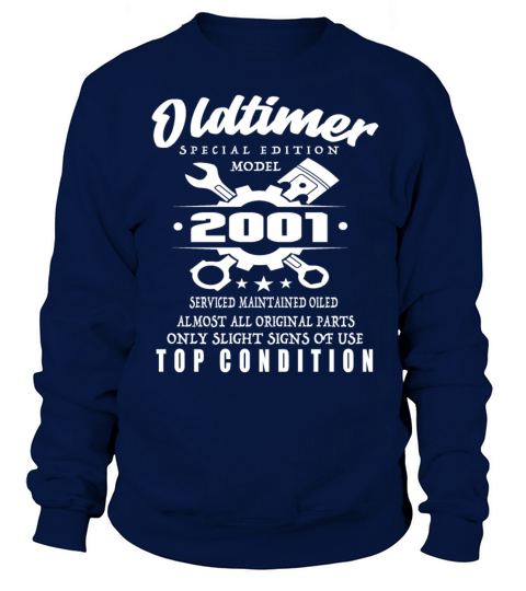 Classic Car Special Edition Model 2001 Birthday Sweatshirt Unisex
