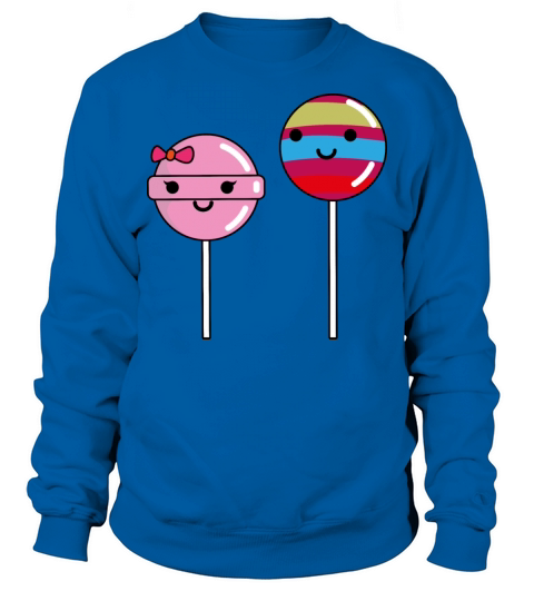 couple of lollipop Kawaii gift for candy lover Sweatshirt Unisex