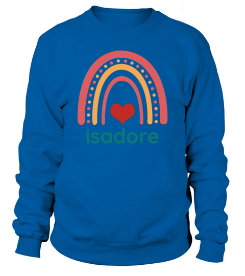 isadore Vintage Boho Rainbow Sweatshirt Unisex