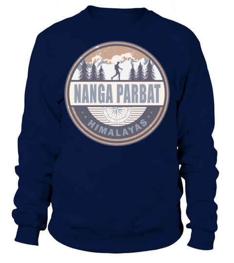 Nanga Parbat Himalayas Pakistan Vintage Hiking Sweatshirt Unisex