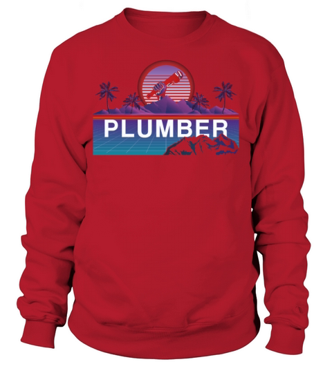 Plumbing Plumber 80s 90s Retro Sweatshirt Unisex