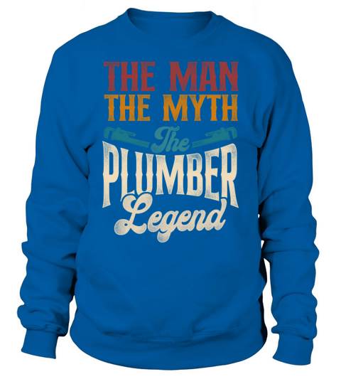 Plumbing Plumber Dad Vintage Retro Sweatshirt Unisex