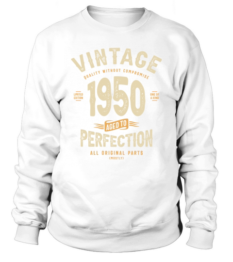 Vintage Since 1950 73rd Birthday Sweatshirt Unisex