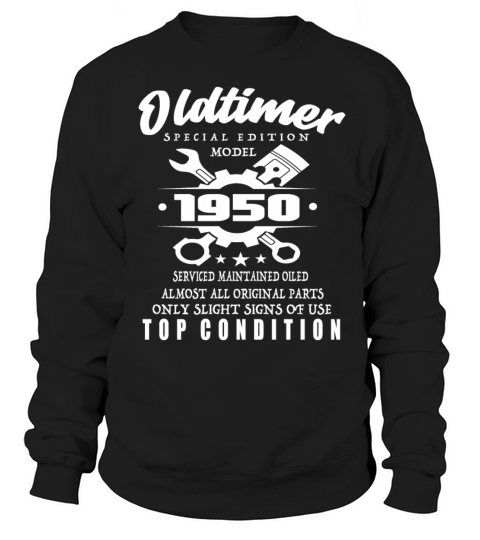 Vintage Special Edition Model 1950 Birthday Sweatshirt Unisex