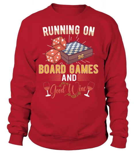 Wine Board Games Chess Board Game Player Gambling Sweatshirt Unisex
