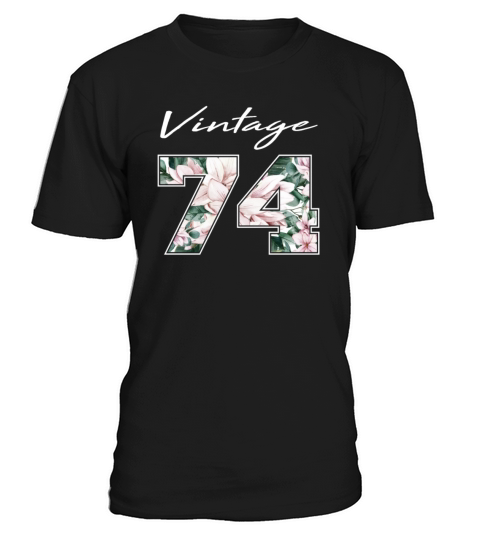 1974 Vintage born in Retro age Birthday gift idea T-Shirt Unisex