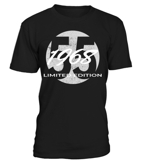 55th birthday men women 55 years 1968 vintage T-Shirt Unisex