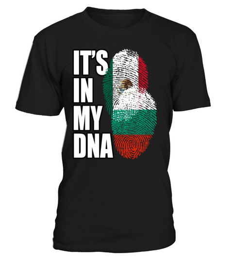 Bulgarian And Mexican Mix Heritage DNA Flag T-Shirt Unisex