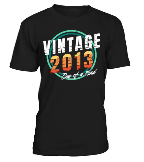 Vintage 2013 Shirt for Men Women 10 Year Old 10th T-Shirt Unisex