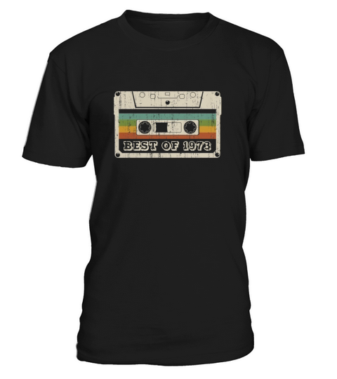 Vintage Cassette Best of 1973 Birthday Gift T-Shirt Unisex